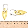 Horse Eye Brass Hoop Earrings for Women EJEW-U057-06D-03GP-4