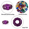 Mega Pet 180Pcs 9 Colors Transparent Resin European Beads RPDL-MP0001-02-13