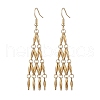 304 Stainless Steel Link Bar Dangle Earrings EJEW-JE05965-01-1