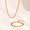 Stainless Steel Chain Necklaces & Bracelets Set for Women IX7784-1-3