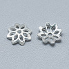 925 Sterling Silver Bead Caps STER-T002-80S-2