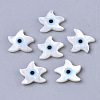 Natural White Shell Mother of Pearl Shell Beads X-SSHEL-N034-47-1