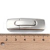 Non-Tarnish 316 Stainless Steel Bayonet Clasps STAS-K282-04P-01-3