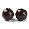 Spray Painted Natural Wood Beads WOOD-R272-02C-2