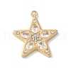 304 Stainless Steel Rhinestone Pendants STAS-Z122-51G-01-1
