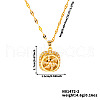 Elegant Brass Pave Clear Cubic Zirconia Rotatable Windmill Pendant Necklaces EX2553-6
