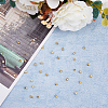 HOBBIESAY 100Pcs 5 Style Rack Plating Brass Beads KK-HY0003-53-4