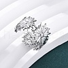 304 Stainless Steel Cuff Rings RJEW-D306-27P-04-5