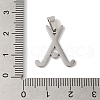 Non-Tarnish 304 Stainless Steel Pendants STAS-U010-07P-3