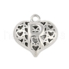 Hollow Brass Pendants for Valentine's Day KK-M289-03R-P-1