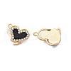 Alloy Enamel Pendants PALLOY-N176-86KCG-2
