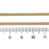 2.5MM 304 Stainless Steel Double Box Chain Necklaces NJEW-Q013-05G-3