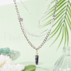 HOBBIESAY 50Pcs 5 Styles Natural Mixed Gemstone Pendants G-HY0001-47-4