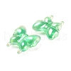 Luminous UV Plating Rainbow Iridescent Acrylic Beads OACR-F006-03F-3