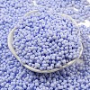 Macaron Color Opaque Frosted Glass Seed Beads SEED-K009-12B-12-2