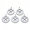 Non-Tarnish 201 Stainless Steel Pendants X-STAS-N092-12-1