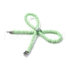 Alloy & Glass Seed Beads Bowknot Chandelier Component Links PALLOY-D359-03F-2