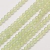 Natural New Jade Bead Strands G-A130-3mm-M04-1