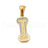 304 Stainless Steel Pendants STAS-K297-01G-I-1