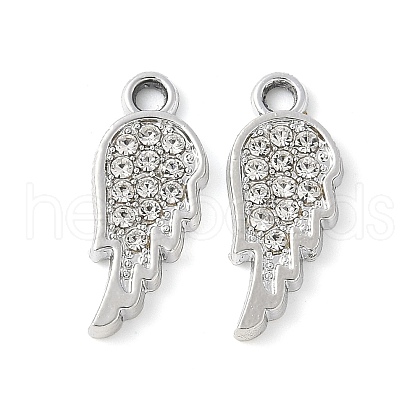Alloy Crystal Rhinestone Pendants PALLOY-E775-13P-1