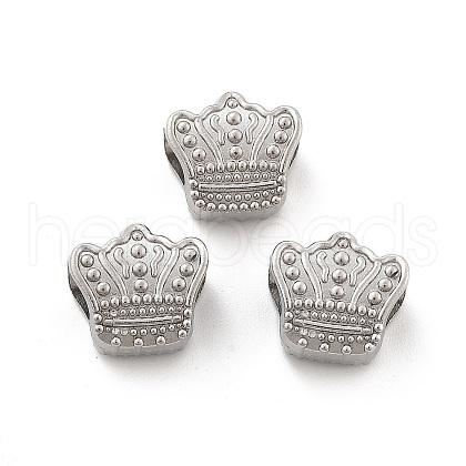 304 Stainless Steel European Beads STAS-M112-02P-1