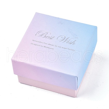 Best Wish Cardboard Ring Boxes CBOX-L008-004A-01-1