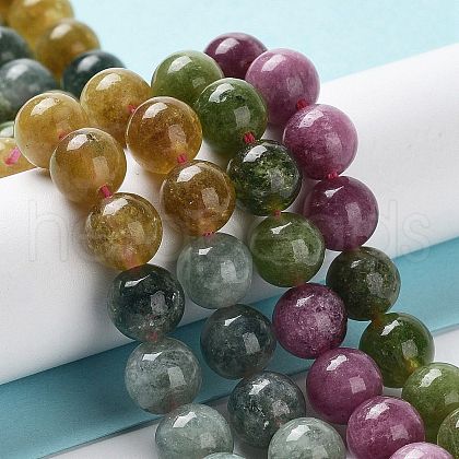Dyed Natural Malaysia Jade Beads Strands X-G-G021-01B-07-1