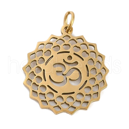 Ion Plating(IP) 304 Stainless Steel Pendants STAS-R135-17G-1