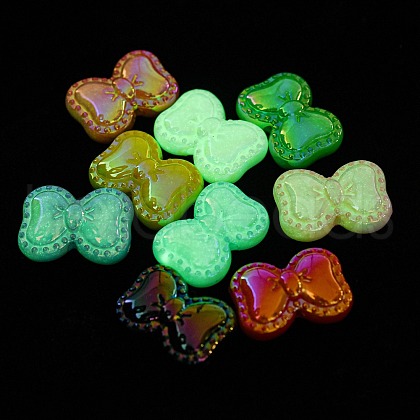 Luminous Opaque Acrylic Beads MACR-P040-08-1