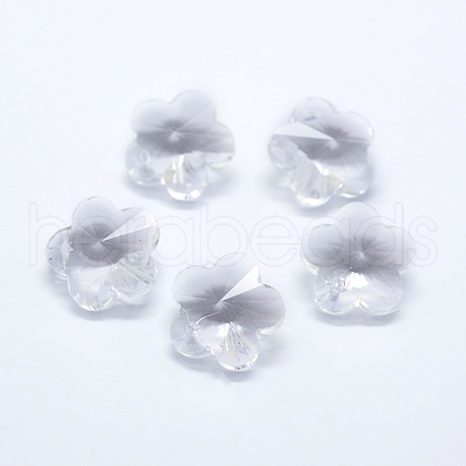 Transparent Glass Pendants GLAA-P037-03-13-1