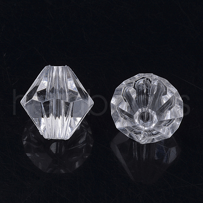 Transparent Acrylic Beads X-TACR-S146-5mm-01-1