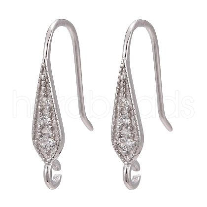 Anti-Tarnish Rhodium Plated 925 Sterling Silver X-STER-L054-16P-1