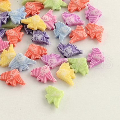 Craft Style Acrylic Beads MACR-Q157-M23-1