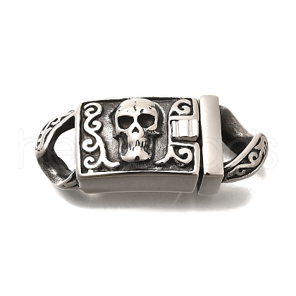 304 Stainless Steel Magnetic Clasps STAS-R140-20AS-1