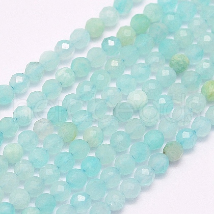 Natural Amazonite Beads Strands G-F509-25-2mm-1