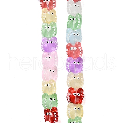 Handmade Lampwork Beads Strands LAMP-L078-010A-1