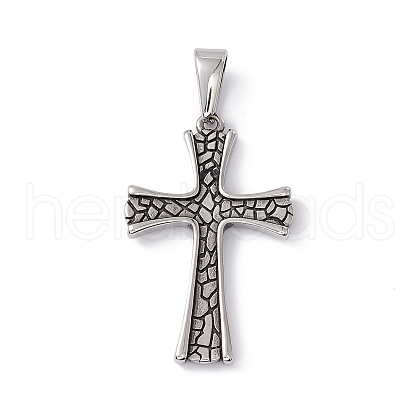 304 Stainless Steel Pendants STAS-G285-07AS-1