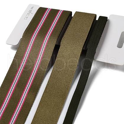9 Yards 3 Styles Polyester Ribbon SRIB-C002-06D-1