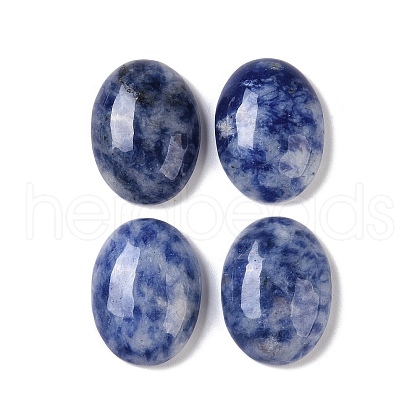 Natural Blue Spot Jasper Cabochons G-B080-01A-02-1