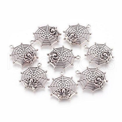 Tibetan Style Alloy Pendants TIBEP-A5579-AS-NR-1