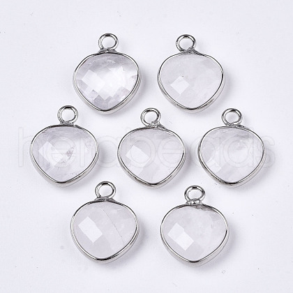 Natural Quartz Crystal Pendants G-N326-80-1