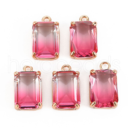 Gradient Color Glass Pendants GLAA-S193-008-A04-1