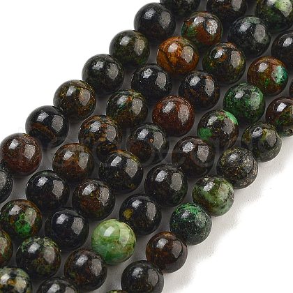 Natural Azurite Beads Strands G-Z063-A04-03-1