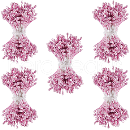 Cotton with Gypsum Artificial Flower Core for Hairpin Accessories DIY-WH20001-21C-1