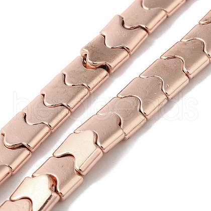 Electroplated Synthetic Non-magnetic Hematite Beads Strands G-I364-E01-RG-1