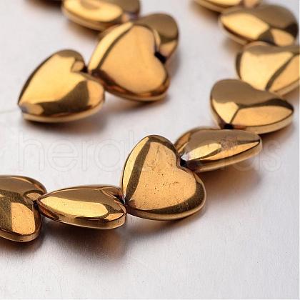 Electroplate Non-magnetic Synthetic Hematite Bead Strands G-F300-22D-03-1