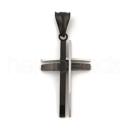 Tarnish Resistant 304 Stainless Steel Pendants STAS-H360-06BP-1-1