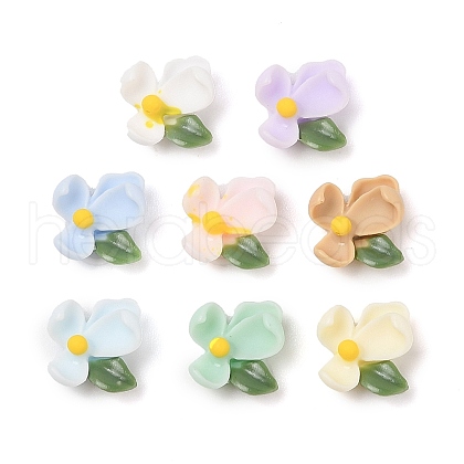 Opaque Resin Decoden Cabochons CRES-I034-03-1