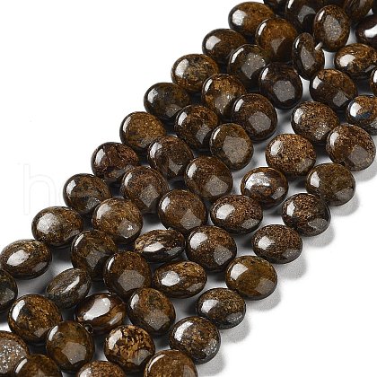 Natural Bronzite Beads Strands G-G084-D13-01-1