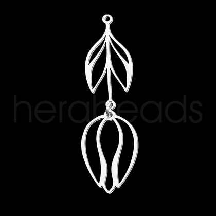Non-Tarnish 201 Stainless Steel Pendants STAS-S105-LA361-1-1